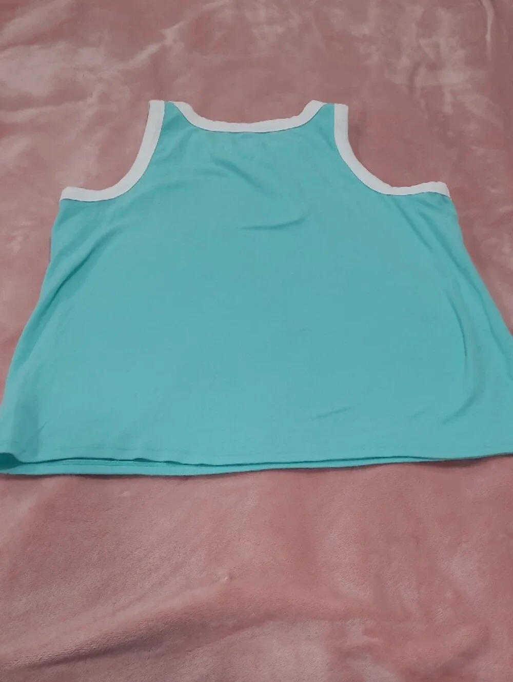 Justice Aqua Blue Stay Sunny Tank Top